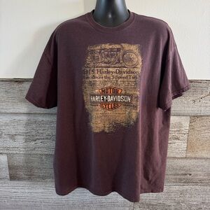 Harley Davidson 3 Speed Twin T Shirt Jackson Hole Size 2X (J1)